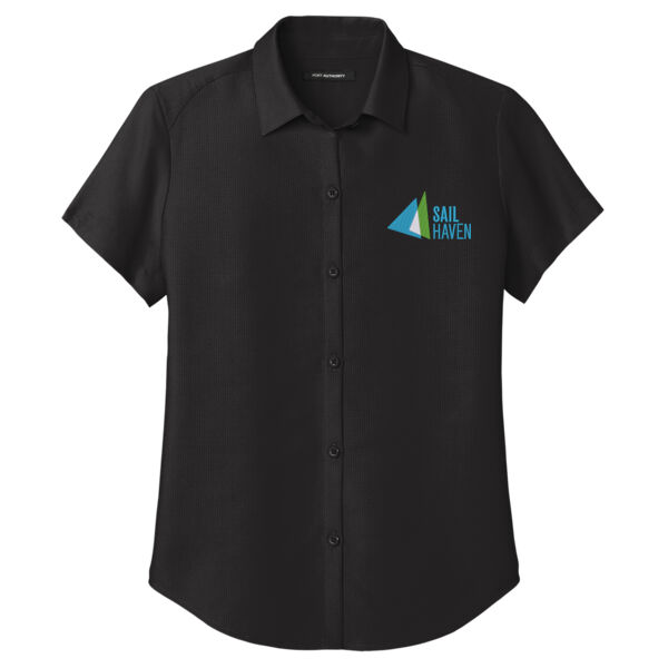Sail Haven Embroidered - Women's Short Sleeve UV Dockside Shirt Thumbnail