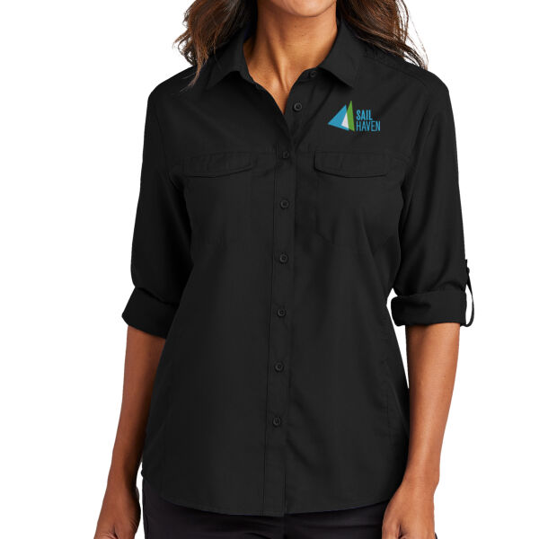 Sail Haven Embroidered - Women's Long Sleeve UV Daybreak Shirt Thumbnail