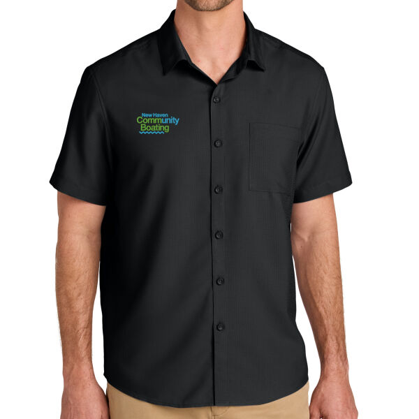 New Haven Community Boating Embroidered - Short Sleeve UV Dockside Shirt Thumbnail