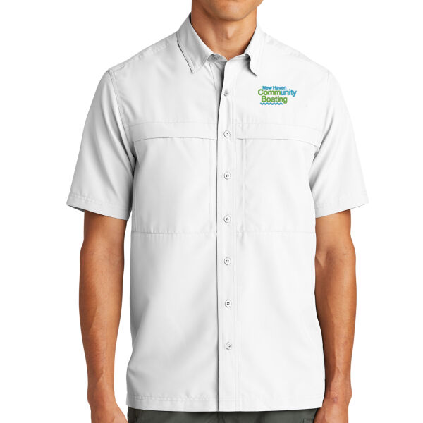 New Haven Community Boating Embroidered - Short Sleeve UV Daybreak Shirt Thumbnail