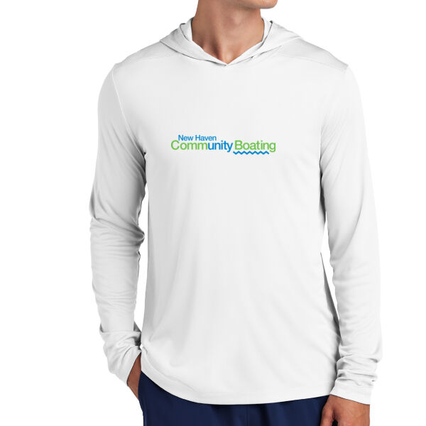 New Haven Community Boating Printed - Posi UV ® Pro Long Sleeve Hoodie Thumbnail