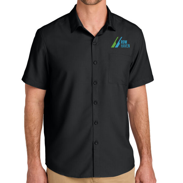 Row Haven Embroidered - Short Sleeve UV Dockside Shirt Thumbnail