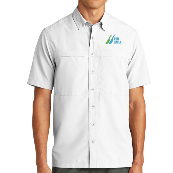 Row Haven Embroidered - Short Sleeve UV Daybreak Shirt Thumbnail