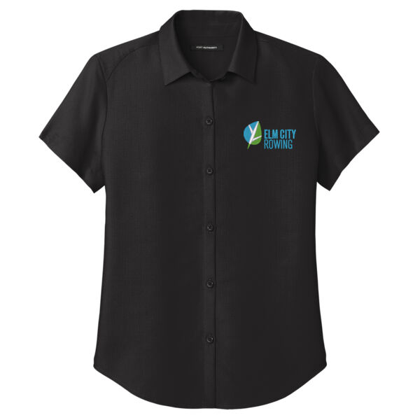Elm City Rowing Embroidered - Women's Short Sleeve UV Dockside Shirt Thumbnail