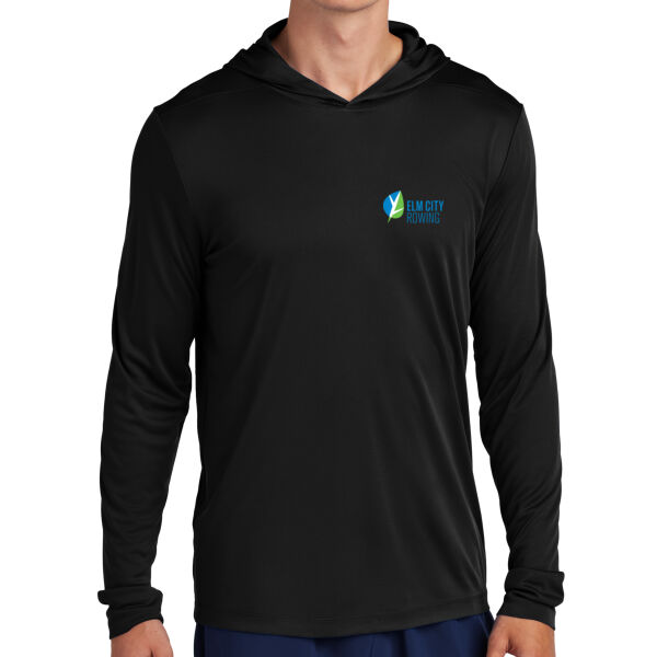 Elm City Rowing Printed - Posi UV ® Pro Long Sleeve Hoodie Thumbnail